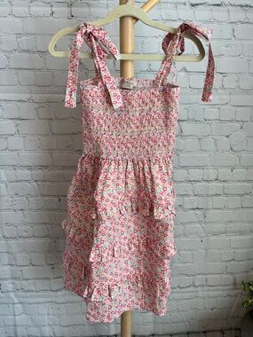 Pink Lily Summer Smocked Sundress